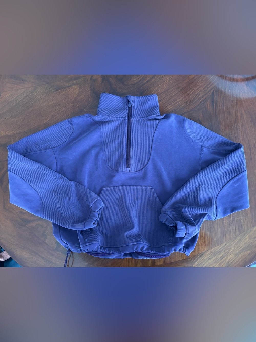 Lululemon Brushed Softstreme Ribbed Half Zip size 4